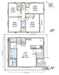 南鳩ヶ谷2丁目 新築分譲住宅 1号棟/全6棟