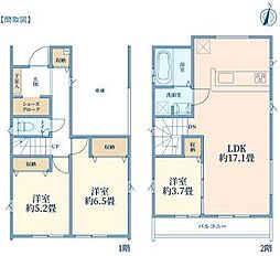 川口市上青木2丁目　新築分譲住宅　1号棟/全3棟