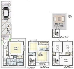 川口市末広3丁目　新築分譲住宅　2号棟/全3棟
