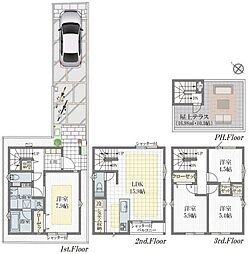 川口市末広3丁目　新築分譲住宅　3号棟/全3棟
