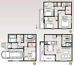 南鳩ヶ谷7丁目　新築分譲住宅　No.2/全2棟