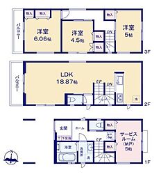 川口市榛松 新築分譲住宅 2号棟/全2棟