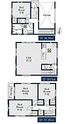 川口市西川口6丁目 新築分譲住宅 1号棟/全2棟