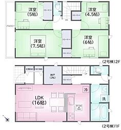 川口市大字赤井　新築分譲住宅　2号棟/全2棟