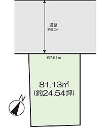 川口市戸塚鋏町　売土地