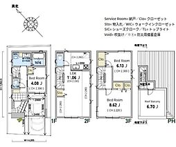 川口市元郷5丁目　新築分譲住宅　1号棟/全2棟
