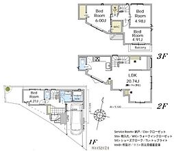 川口市川口5丁目 新築分譲住宅 1号棟/全2棟