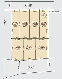 川口市北原台1丁目　分譲地　3区画/全7区画