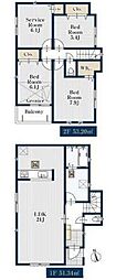 川口市上青木西4丁目　新築分譲住宅　1号棟/全4棟