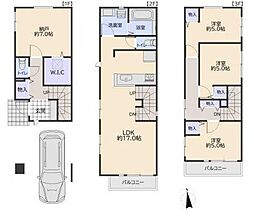 川口市江戸袋1丁目 新築分譲住宅 1号棟/全2棟