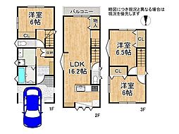 京都市伏見区桃山町弾正島　新築一戸建て　1号棟