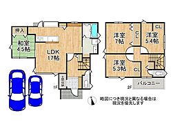 大津市野郷原1丁目　新築一戸建て　5期　3号棟