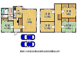 大津市野郷原二丁目　中古一戸建て