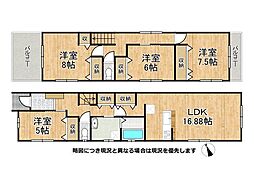 大津市大江1丁目　新築一戸建て　1号棟