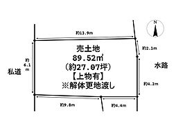 南区笠寺町字下新町 建築条件なし土地