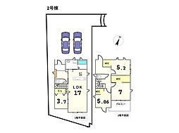 LiveleGardenS東海市加木屋町東大堀　全3棟　2号