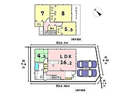 東海市富木島町新山田　中古一戸建て