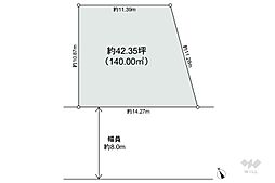 北区中里3丁目 土地