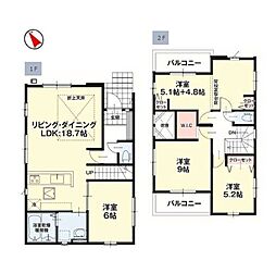 熊本市東区　西原1期　1号棟