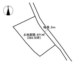 敷地面積293坪イオン笠間店まで800ｍ　笠間市箱田　土地