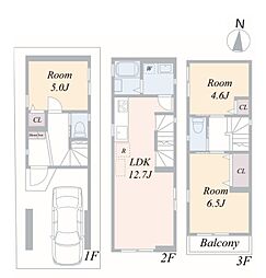 中瀬2丁目新築戸建　A号棟