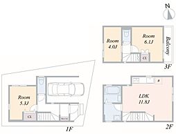 久保町新築戸建　D号棟