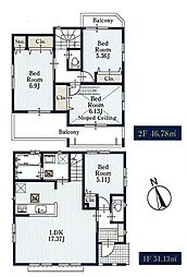 下倉田町新築戸建　2号棟