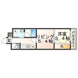 西宮北口プライマリーワン ガーデンテラス 505