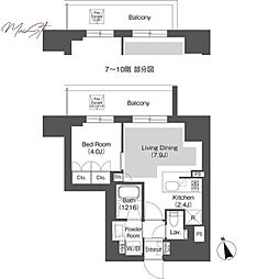 ＢｅｌｌｅＶｕｅ千代田飯田橋 1004