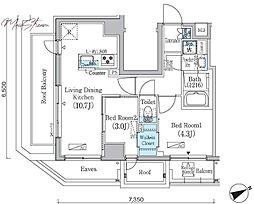 プライムブリス蔵前 1302