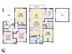 相模原市南区上鶴間本町8丁目4期　新築分譲住宅　1号棟