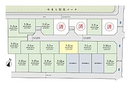 大和市南林間6丁目 建築条件付売地 3-K区画