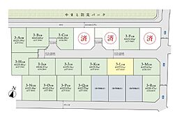 大和市南林間6丁目 建築条件付売地 3-L区画