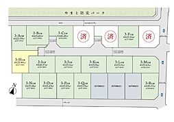 大和市南林間6丁目 建築条件付売地 3-H区画