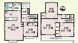 厚木市鳶尾1丁目全2棟新築戸建　1号棟