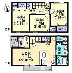 高松市上福岡町の一戸建て