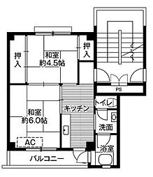 ビレッジハウス白鳥 2号棟205