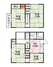 木太町借家　ＮＫ　4ＤＫ 1