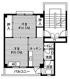 ビレッジハウス白鳥 2号棟408