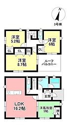 新築戸建 守山区大字上志段味字稲堀田新田 全5棟