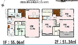 熊本市北区飛田1丁目（新築分譲住宅　全2棟）　1号棟