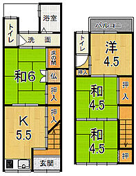 京都市山科区東野南井ノ上町の一戸建て