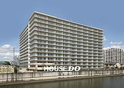 鶴見横堤ガーデンズマーク