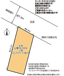 売地　杉並宮前二丁目　約23坪