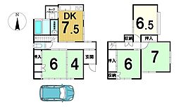 中古戸建　宇治氏五ヶ庄折坂