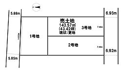 土地　宇治市木幡御蔵山　2期3号地