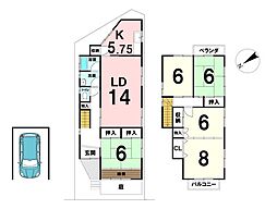中古戸建　山科区大宅中小路町