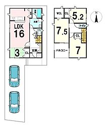 新築戸建 宇治市五ケ庄　1号棟