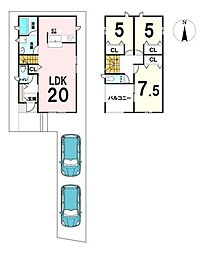 新築戸建 宇治市五ケ庄　3号棟