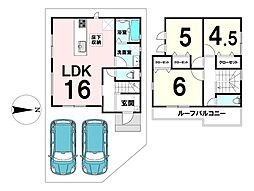 新築戸建　宇治市木幡御蔵山　2号棟